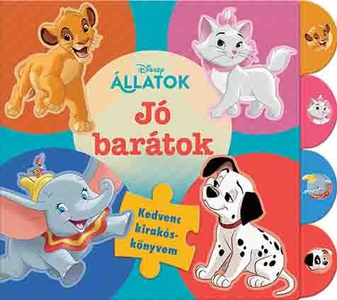 Disney állatok  jó barátok  kedvenc kirakóskönyvem