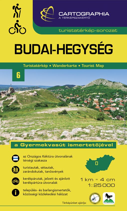 Budai-hegység turistatérkép - 1:25.000 (új)