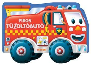 Piros tűzoltóautó Piros tűzoltóautó