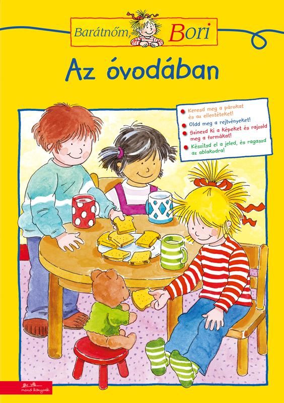 Az óvodában - barátnőm, bori foglalkoztató