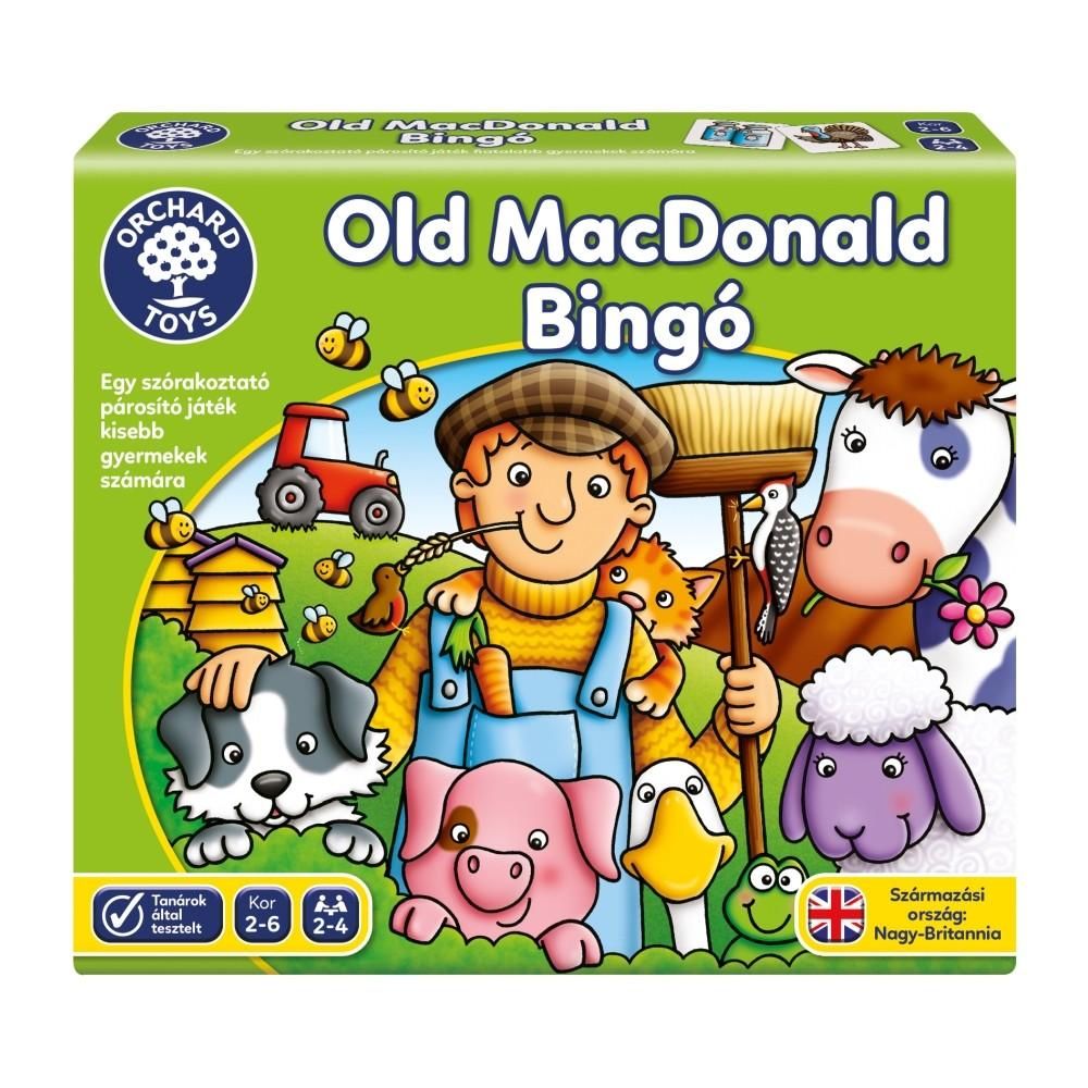 Orchard toys, old mcdonald bingó társasjáték
