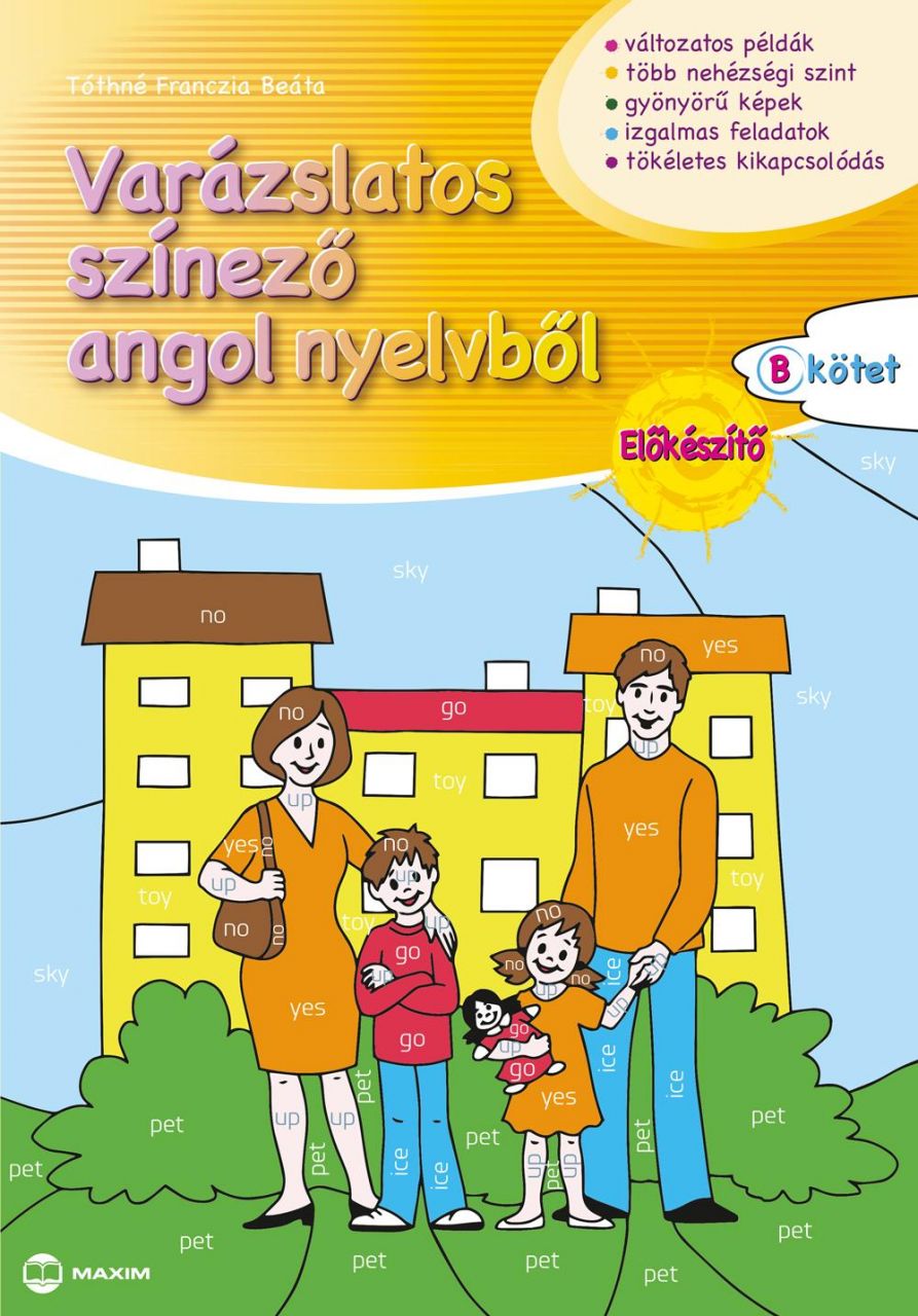 Varázslatos színező angol nyelvből előkészítő b kötet