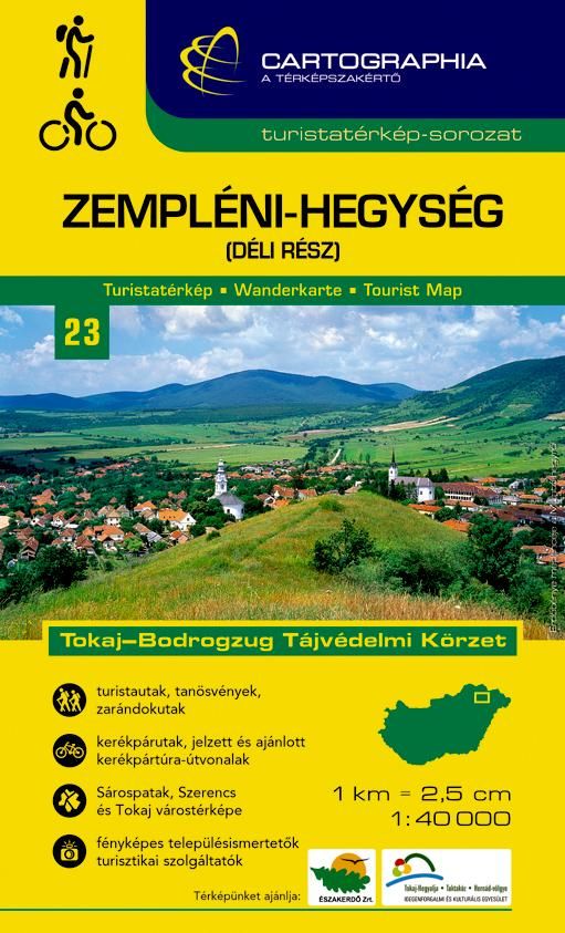 Zempléni-hegység (déli rész) turistatérkép cart. "sc"