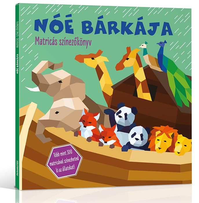 Nóé bárkája - matricás színezőkönyv