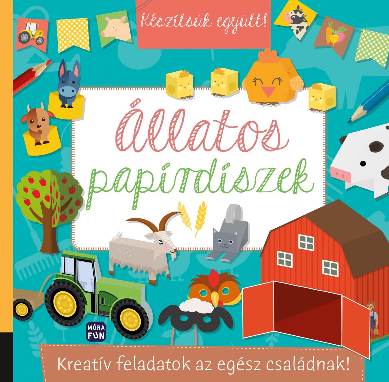 Készítsük együtt! - állatos papírdíszek - kreatív feladatok az egész családnak!