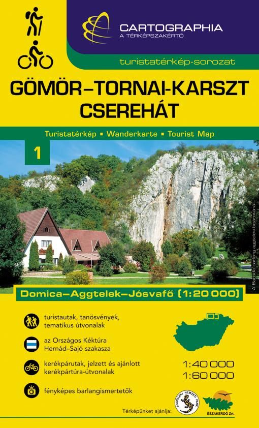 Gömör-tornai-karszt turistatérkép "sc"