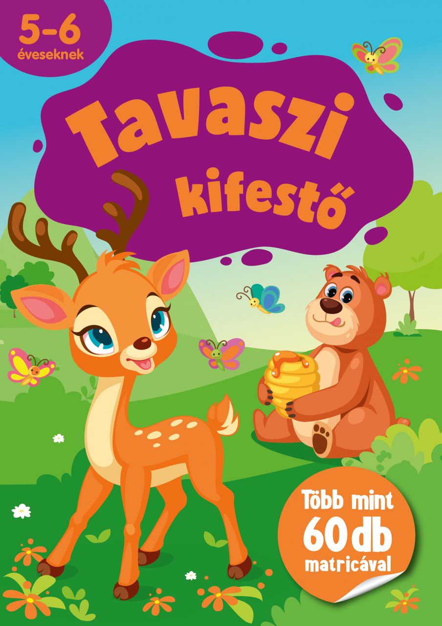 Tavaszi kifestő 5-6 éveseknek