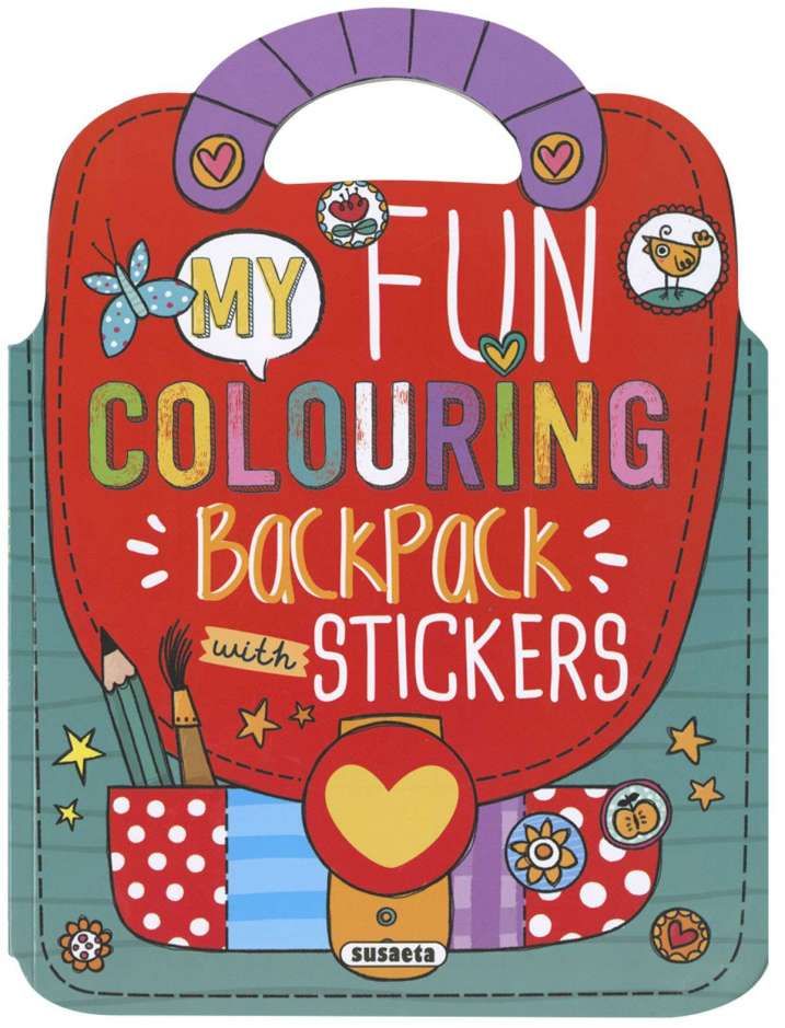 My fun colouring backpack - girls (angol)