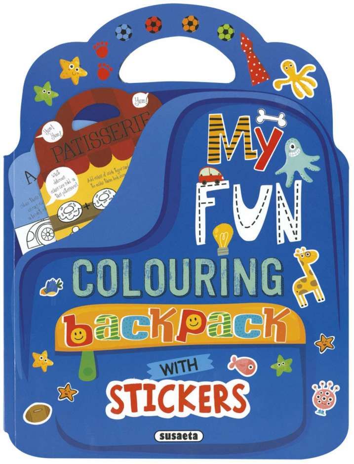 My fun colouring backpack - boys (angol)