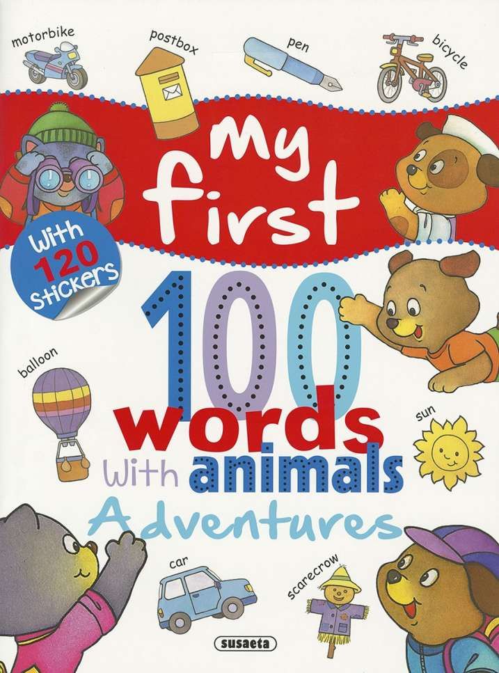 My first 100 words with animals - advantures (angol)