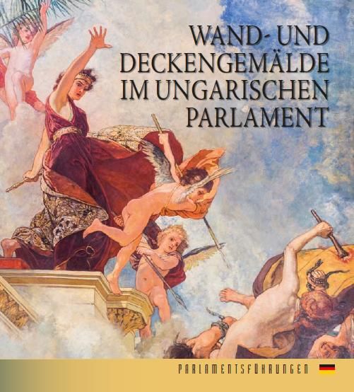 Wand- und deckengemälde im ungarischen parlament