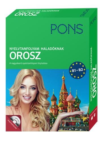 Pons nyelvtanfolyam haladóknak - orosz (könyv+cd)