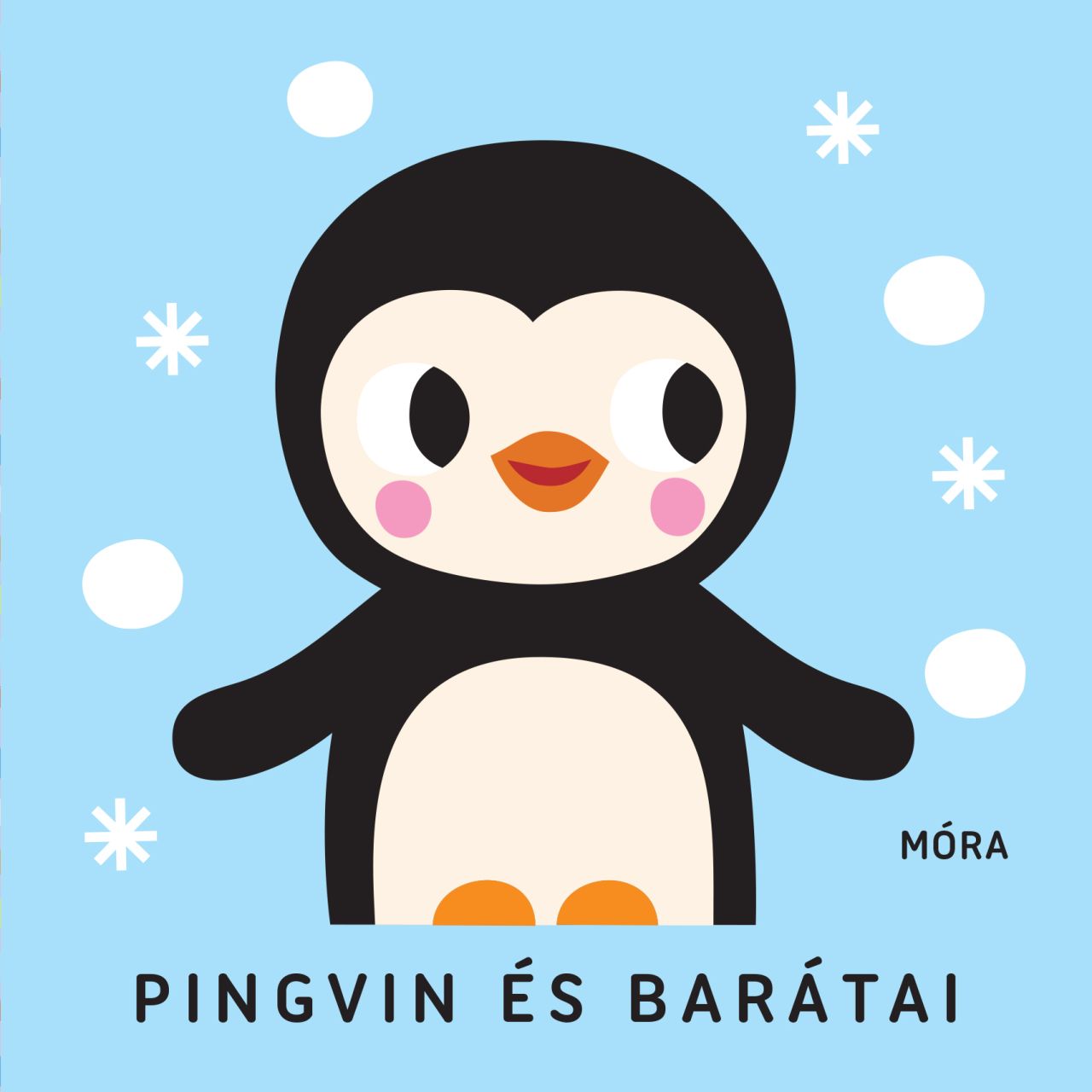 Pingvin és barátai - zörgő textilkönyv rágókával Pingvin és barátai - zörgő textilkönyv rágókával
