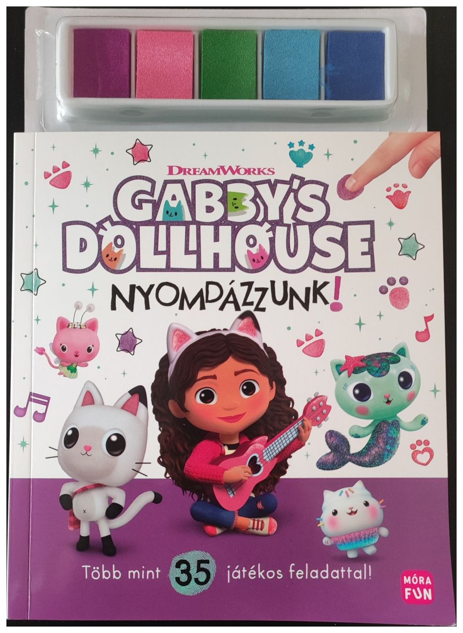 Gabi babaháza - nyomdázzunk! - több mint 35 játékos feladattal Gabi babaháza - nyomdázzunk! - több mint 35 játékos feladattal