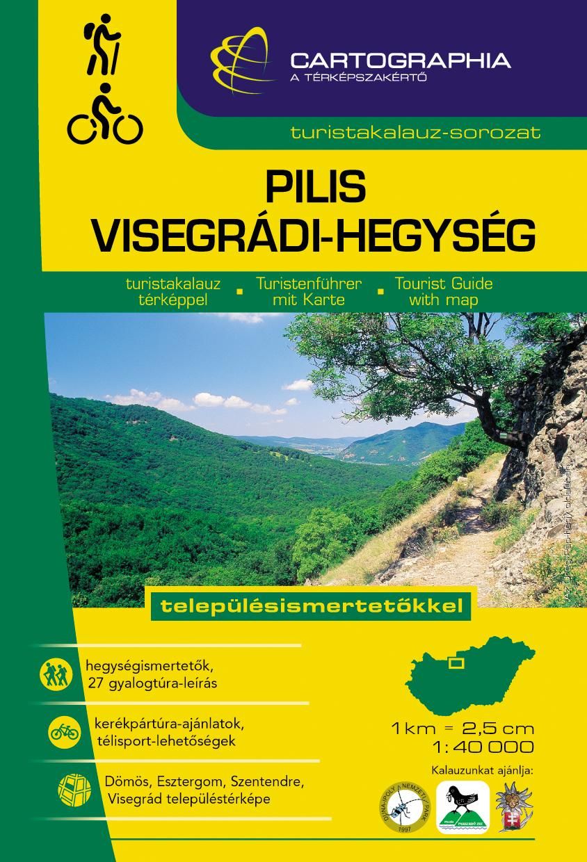 Pilis, visegrádi-hegység turistakalauz térképpel - 1:40000 - "sc" - Pilis, visegrádi-hegység turistakalauz térképpel - 1:40000 - "sc" -