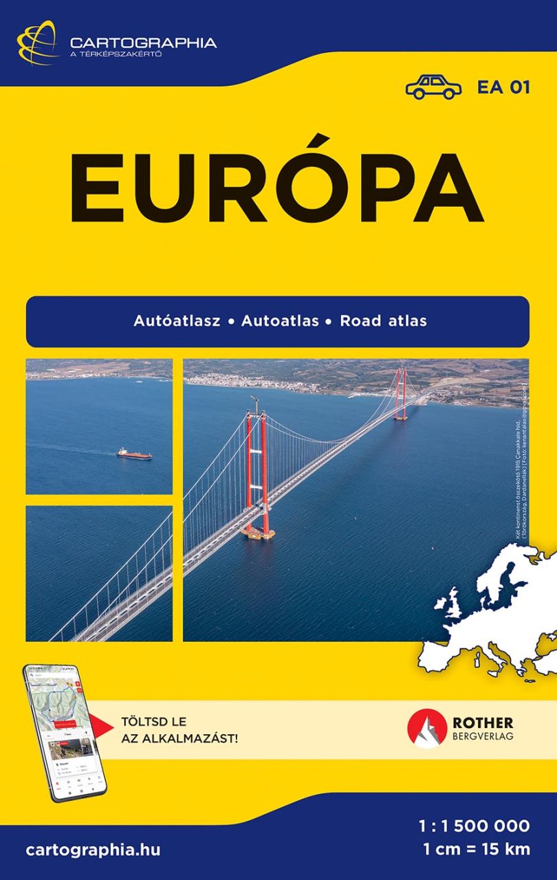 Európa autóatlasz 1:1500000 Európa autóatlasz 1:1500000