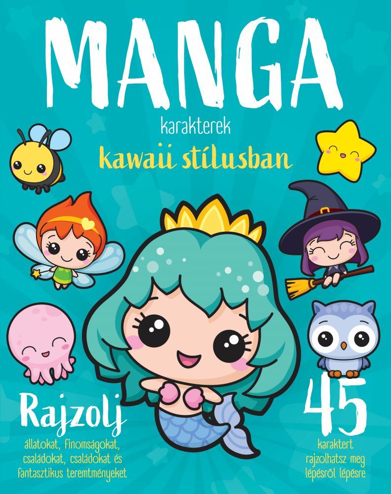 Manga karakterek kawaii stílusban Manga karakterek kawaii stílusban