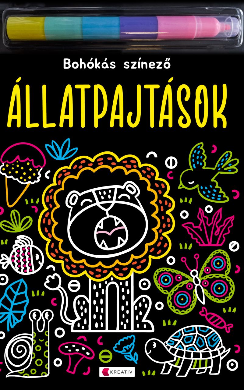 Állatpajtások - bohókás színező Állatpajtások - bohókás színező