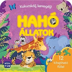 Kukucskálj, keresgélj! - hahó, állatok! - 12 kihajtható füllel! Kukucskálj, keresgélj! - hahó, állatok! - 12 kihajtható füllel!