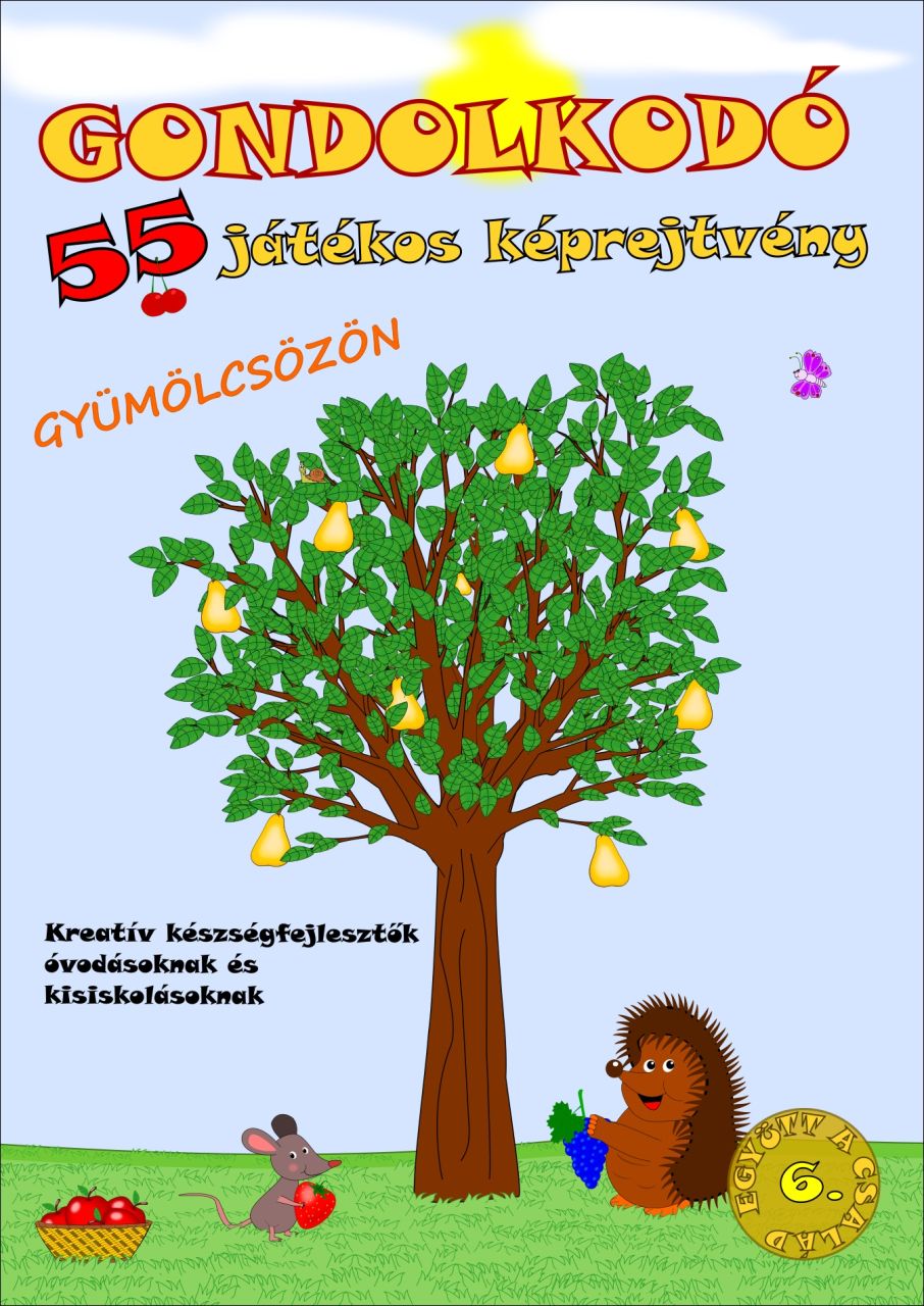 Gondolkodó - 55 játékos képrejtvény Gondolkodó - 55 játékos képrejtvény