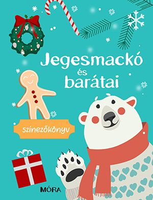 Jegesmackó és barátai - színezőkönyv ajándék színesceruzával Jegesmackó és barátai - színezőkönyv ajándék színesceruzával