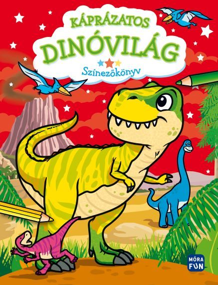 Káprázatos dínóvilág - színezőkönyv Káprázatos dínóvilág - színezőkönyv