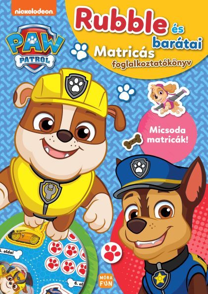 Mancs őrjárat - rubble és barátai (matricás foglalkoztatókönyv) Mancs őrjárat - rubble és barátai (matricás foglalkoztatókönyv)