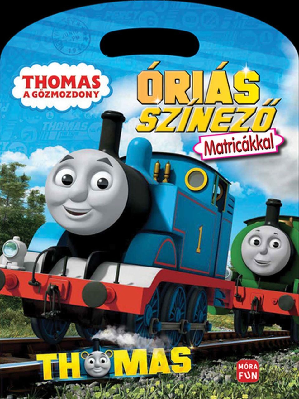 Thomas a gőzmozdony - óriás színező matricákkal
