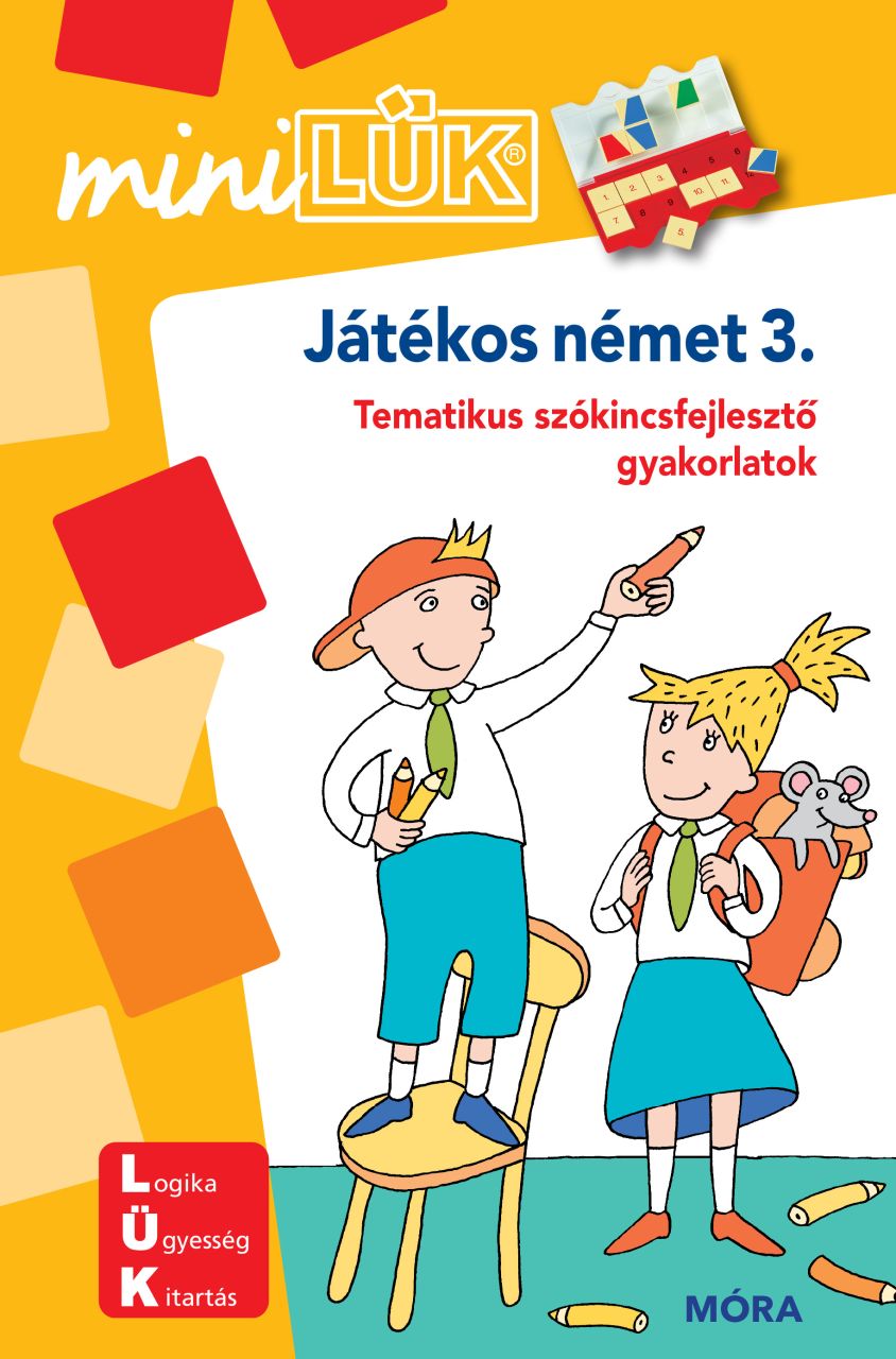 Játékos német 3. - minilük - tematikus szókincsfejlesztő gyakorlatok Játékos német 3. - minilük - tematikus szókincsfejlesztő gyakorlatok