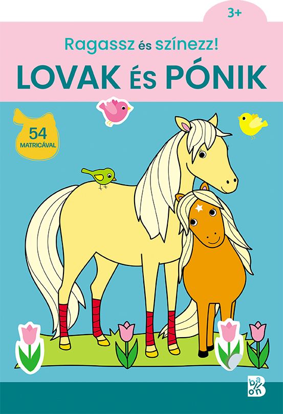Ragassz és színezz! - lovak és pónik (új borító) Ragassz és színezz! - lovak és pónik (új borító)