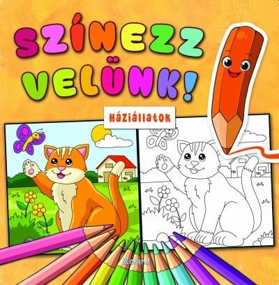 Színezz velünk! - háziállatok Színezz velünk! - háziállatok