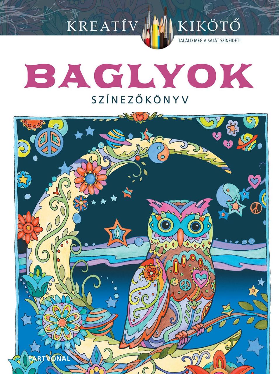 Baglyok - színezőkönyv Baglyok - színezőkönyv