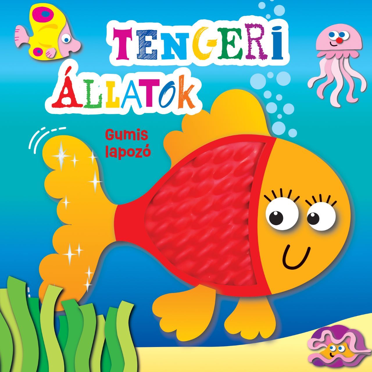 Tengeri állatok - gumis lapozó