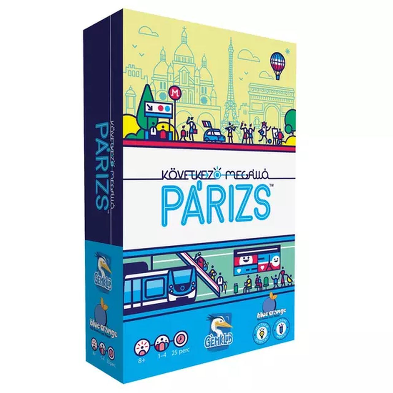 Következő megálló: párizs + sportok - társasjáték