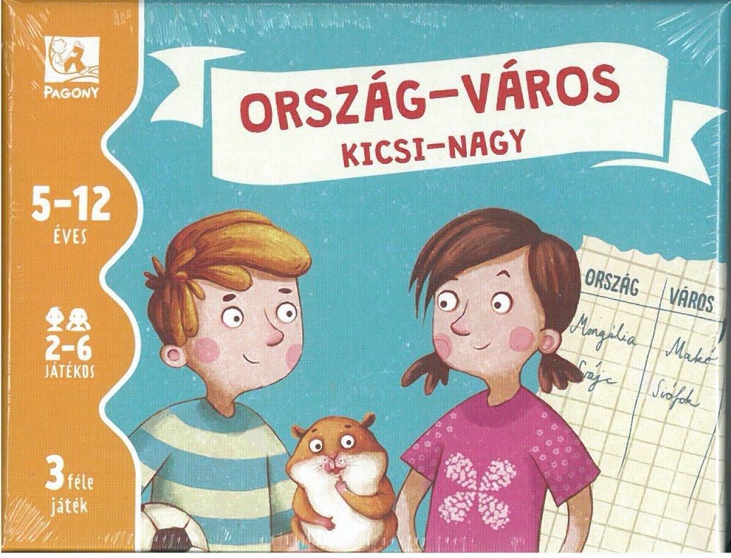 Ország-város kicsi-nagy - 3 féle kártyajáték Ország-város kicsi-nagy - 3 féle kártyajáték