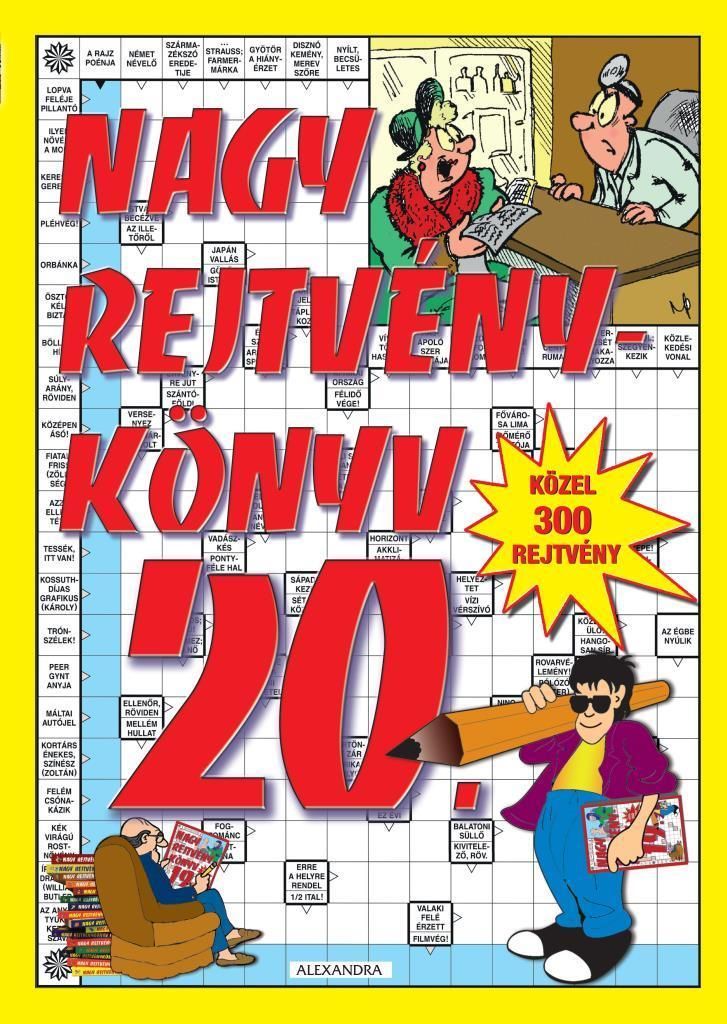 Nagy rejtvénykönyv 20. Nagy rejtvénykönyv 20.
