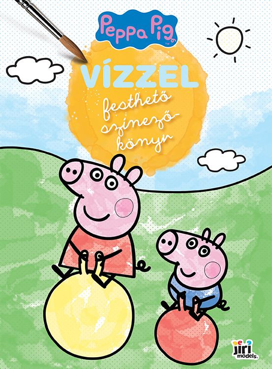 Vízzel festhető színezőkönyv - peppa malac Vízzel festhető színezőkönyv - peppa malac