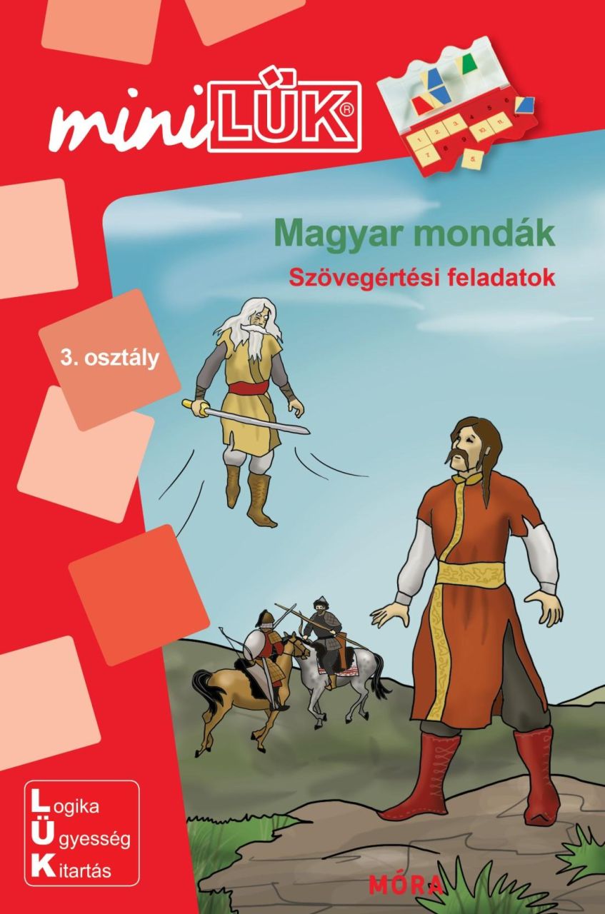 Magyar mondák - szövegértési feladatok 4.oszt - minilük piros