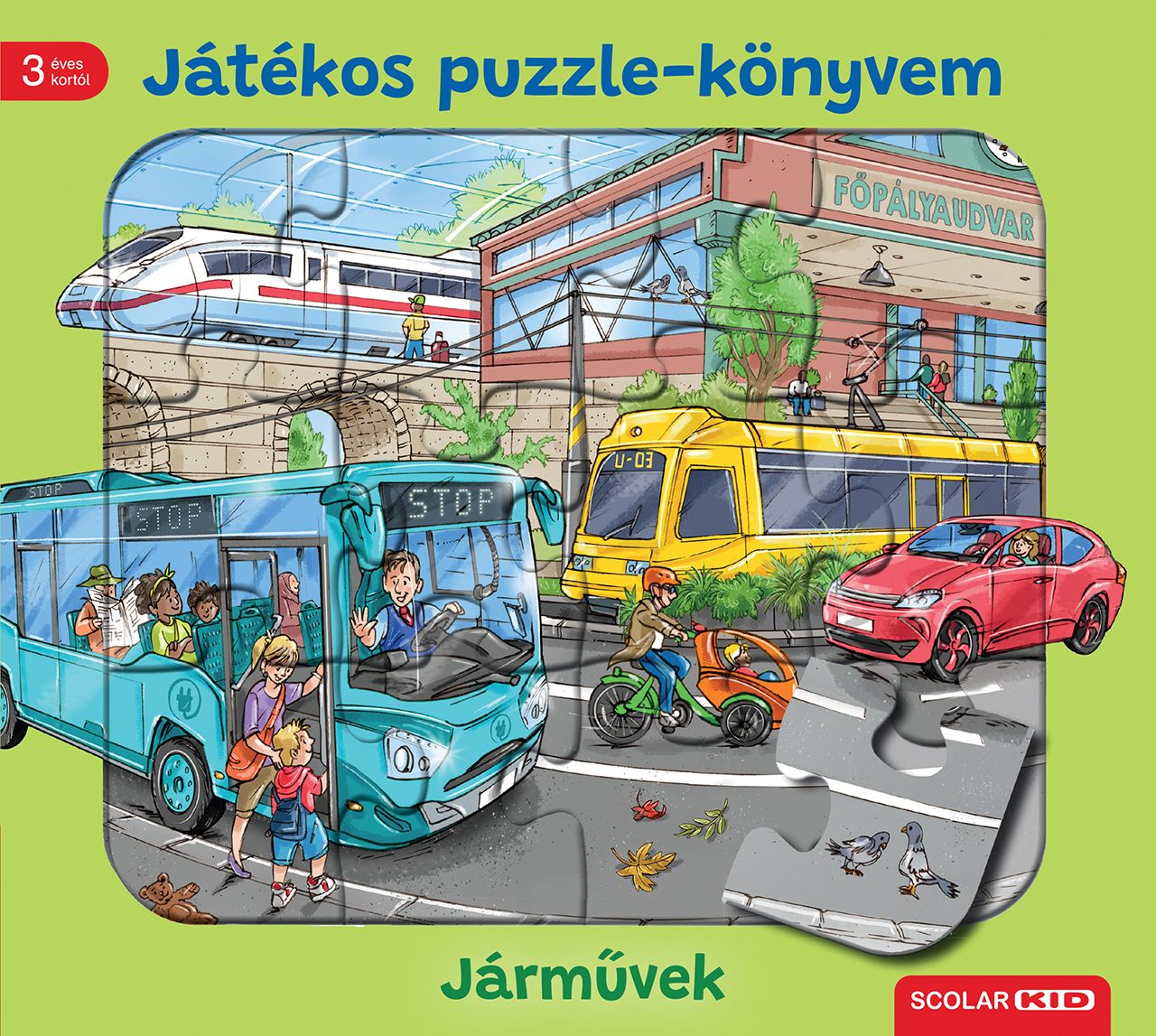 Játékos puzzle-könyvem - járművek Játékos puzzle-könyvem - járművek